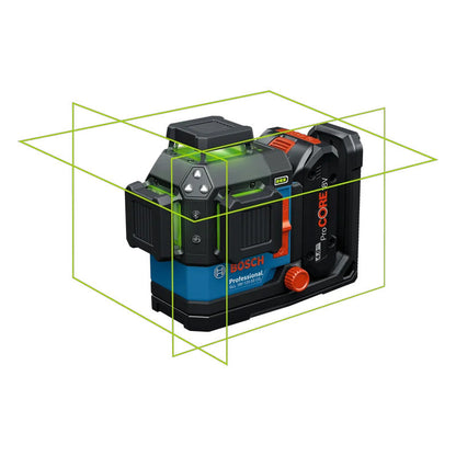 Laser lignes BOSCH GLL 18V-120-33 CG - 0 601 065 101 Professional (vendu sans batterie) en L-BOXX avec accessoires