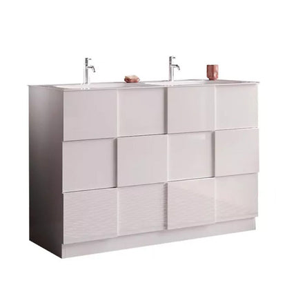 Meuble salle de bain sur pieds ARREDOBAGNO CAMPANELLI 3 tiroirs + double vasque 120cm