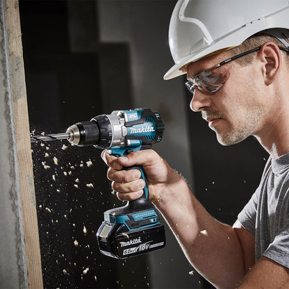 Perceuse à percussion Brushless 2x5Ah 18V LXT ® MAKITA DHP489RTJ en MAKPAC