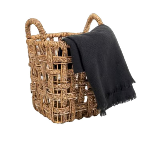 Panier Pauline - 35 x 35 x 35 cm - taille M - jute - naturel
