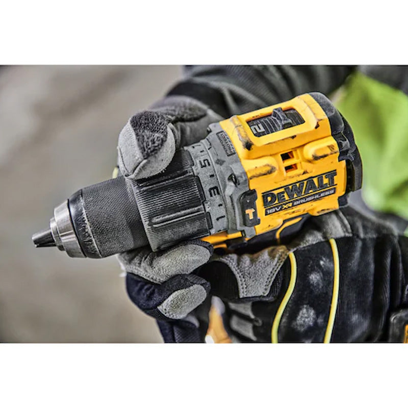 Perceuse-visseuse à percussion compacte 18V DEWALT DCD805NT-XJ Brushless avec coffret