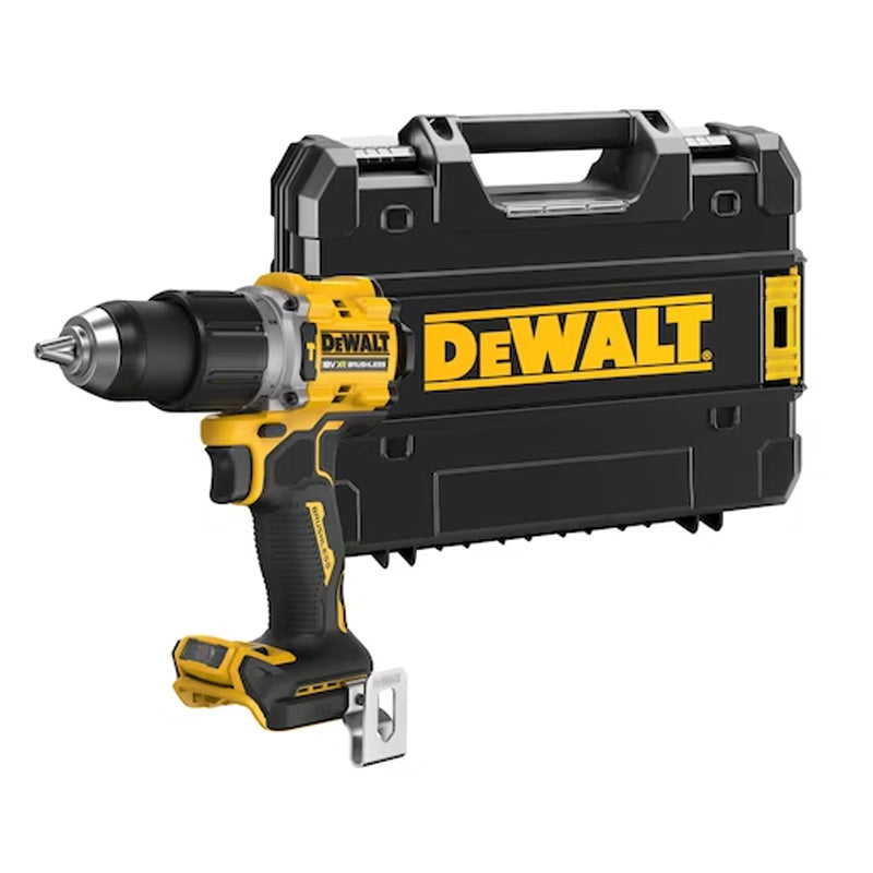 Perceuse-visseuse à percussion compacte 18V DEWALT DCD805NT-XJ Brushless avec coffret