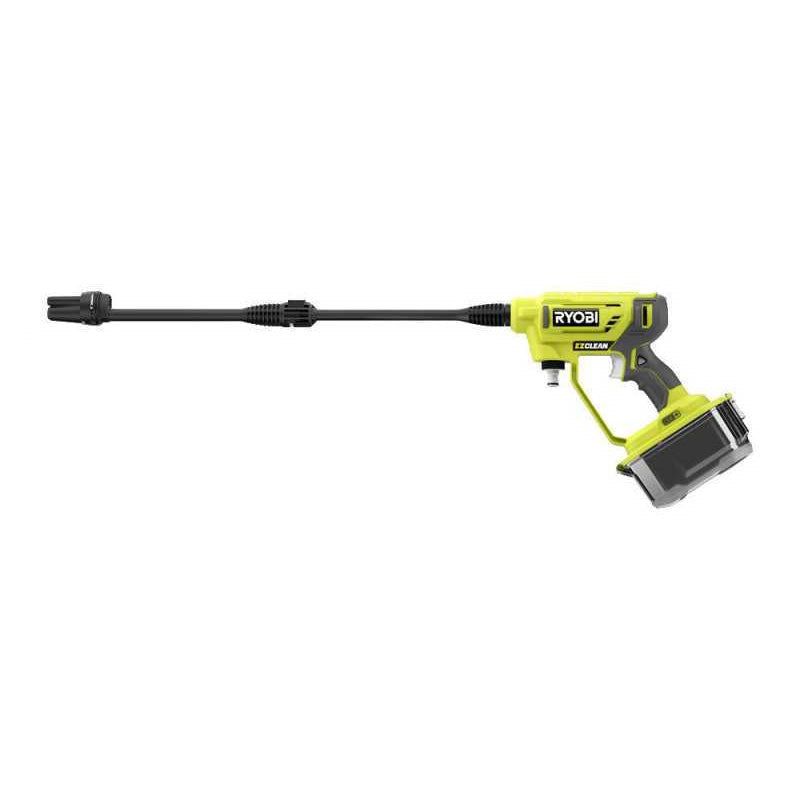 Pistolet à pression 18V - RYOBI RY18PW22A-125 - 22 bars - 182 L - buse 3-en-1 - kit de siphonnage 6 m inclus avec crépine et filtre intégrés - 1 batterie lithium+ 18V 2,5 Ah et 1 chargeur 1,5 A