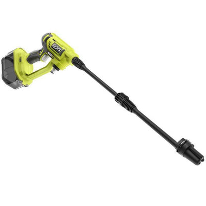 Pistolet à pression 18V - RYOBI RY18PW22A-125 - 22 bars - 182 L - buse 3-en-1 - kit de siphonnage 6 m inclus avec crépine et filtre intégrés - 1 batterie lithium+ 18V 2,5 Ah et 1 chargeur 1,5 A