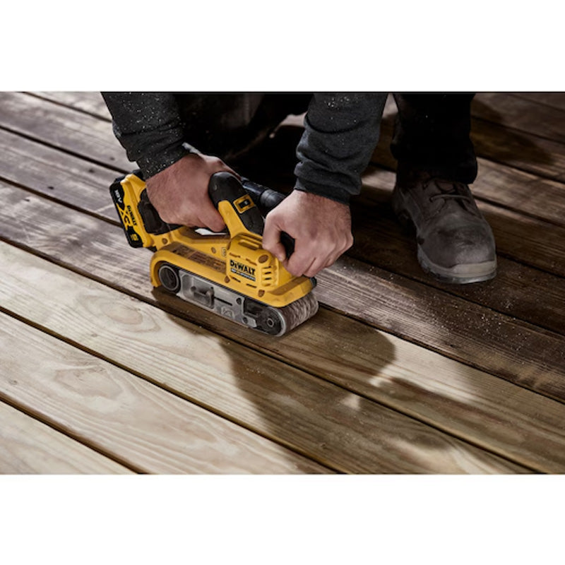 Ponceuse à bande 75 x 533 mm 18V DEWALT DCW220P2-QW XR Brushless avec coffret et 2 batteries 5,0 Ah