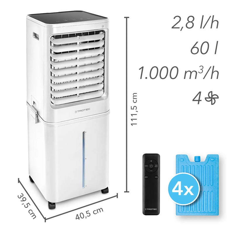 Rafraîchisseur d’air-humidificateur TROTEC PAE 81
