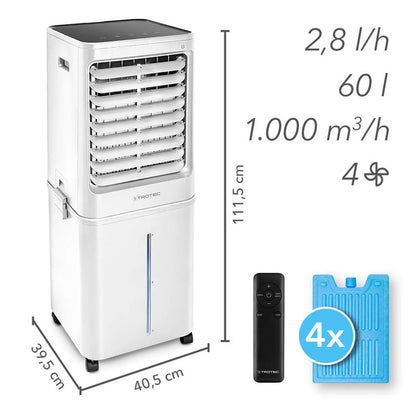Rafraîchisseur d’air-humidificateur TROTEC PAE 81