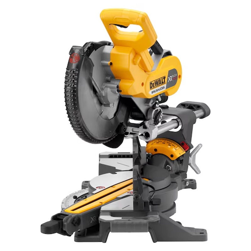 Scie à onglets radiale 250 mm DEWALT DCS727T2-QW XR FLEXVOLT 54 V 2 Ah Li-Ion Brushless