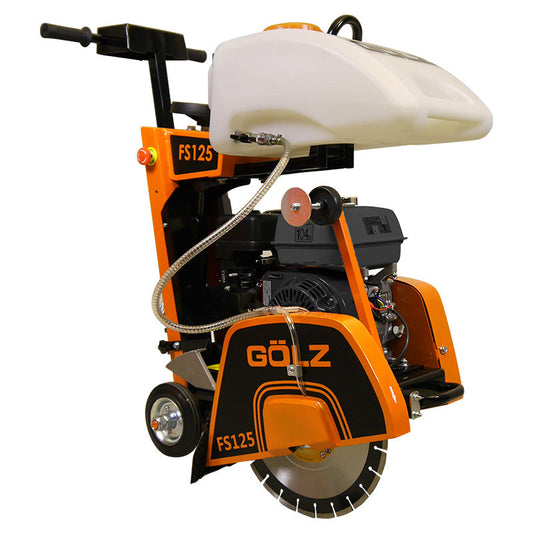 Scie à sol GÖLZ FS125 KOHLER avec 2 disques LBA60 350mm