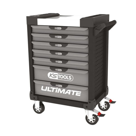 Servante ULTIMATE noire et grise, 7 tiroirs  - KS TOOLS - 816.0007