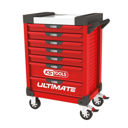 Servante ULTIMATE rouge, 7 tiroirs  - KS TOOLS - 809.0007