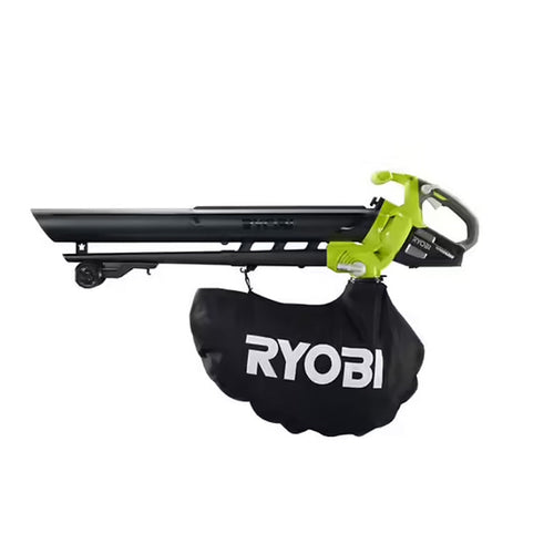 Souffleur aspiro-broyeur 18V RYOBI OBV18 Brushless sac collecteur 35L (vendu sans batterie)