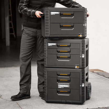StackTech 2-Tiroirs Locking Box - TOUGHBUILT - TB-B1-D-72-BEA