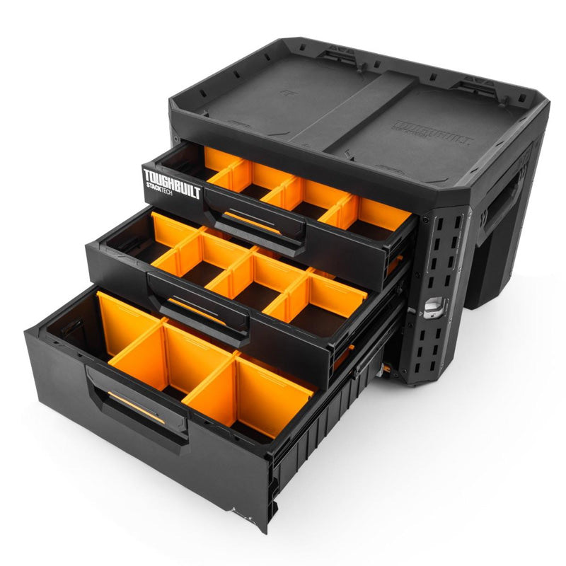 StackTech 3-Tiroirs Locking Box - TOUGHBUILT - TB-B1-D-73-BEA