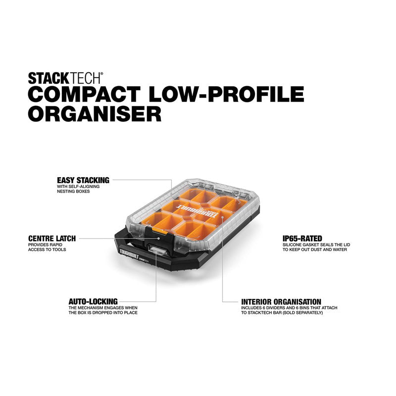 Organiseur Compact StackTech TOUGHBUILT TB-B1-O-10C-BEA