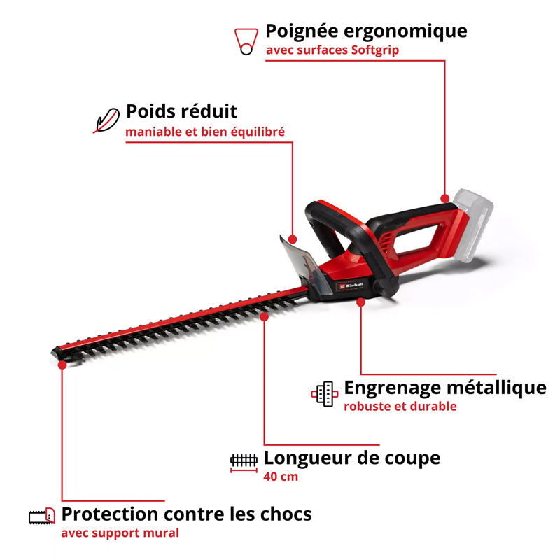 Taille-haies sans fil GC-CH 18 - EINHELL - 92046075