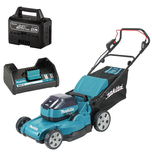 Tondeuse à gazon sans fil 48 cm 64 V 4.0 Ah Li-Ion MAKITA LM001JM101
