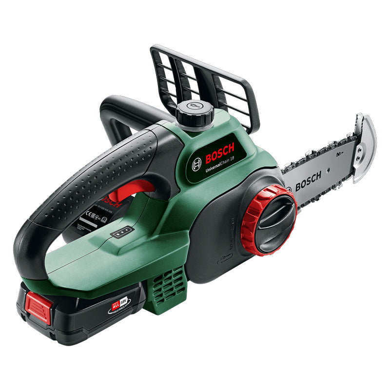 Tronçonneuse sans fil BOSCH UniversalChain 18V outil (vendu sans batterie)