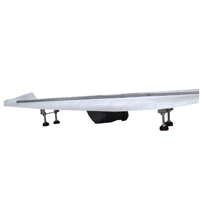 Caniveau de sol à maçonner 70cm MARMOX LD70SLIM - Siphon ultra-plat horizontal - Acier inoxydable