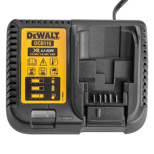 Chargeur de batteries DEWALT DCB115-XJ  10,8V à 18V Li-ion