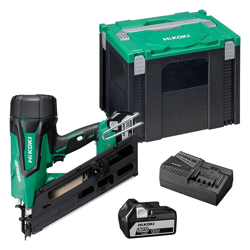 Cloueur de charpente 90mm 18V HIKOKI NR1890DBCLWQZ 2 x 5,0Ah