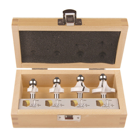 Coffret de 4 Fraises queue de 8 mm MAKITA D-53534