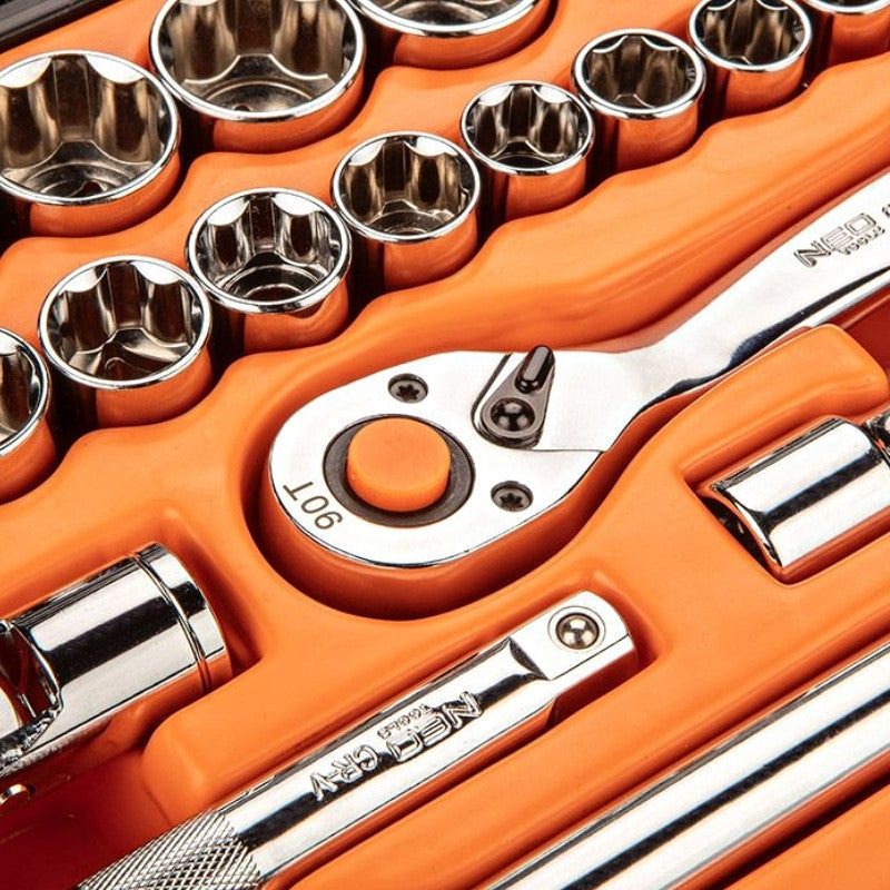 Coffret de clés à douille et accessoires 33 pièces NEO TOOLS 08-692