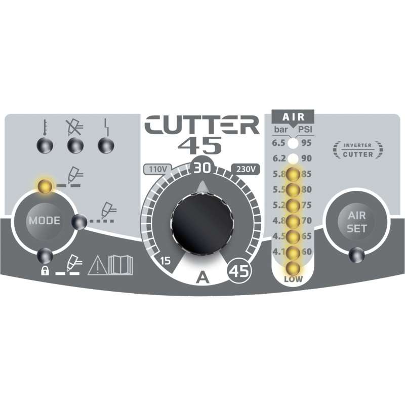 Découpeur Plasma Cutter 45 CT GYS 013629 avec torche TPT40