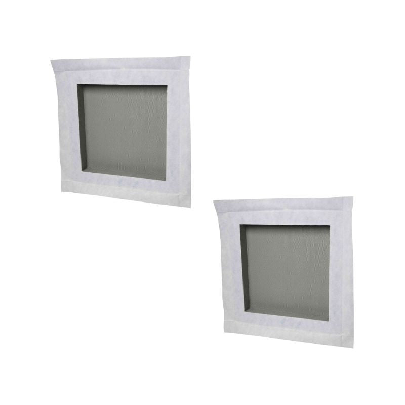 Duo de niches à carreler étanche MARMOX DUONICHE30/30-INT - Format intérieur 30x30cm - Profondeur 6cm