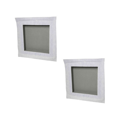 Duo de niches à carreler étanche MARMOX DUONICHE30/30-INT - Format intérieur 30x30cm - Profondeur 6cm