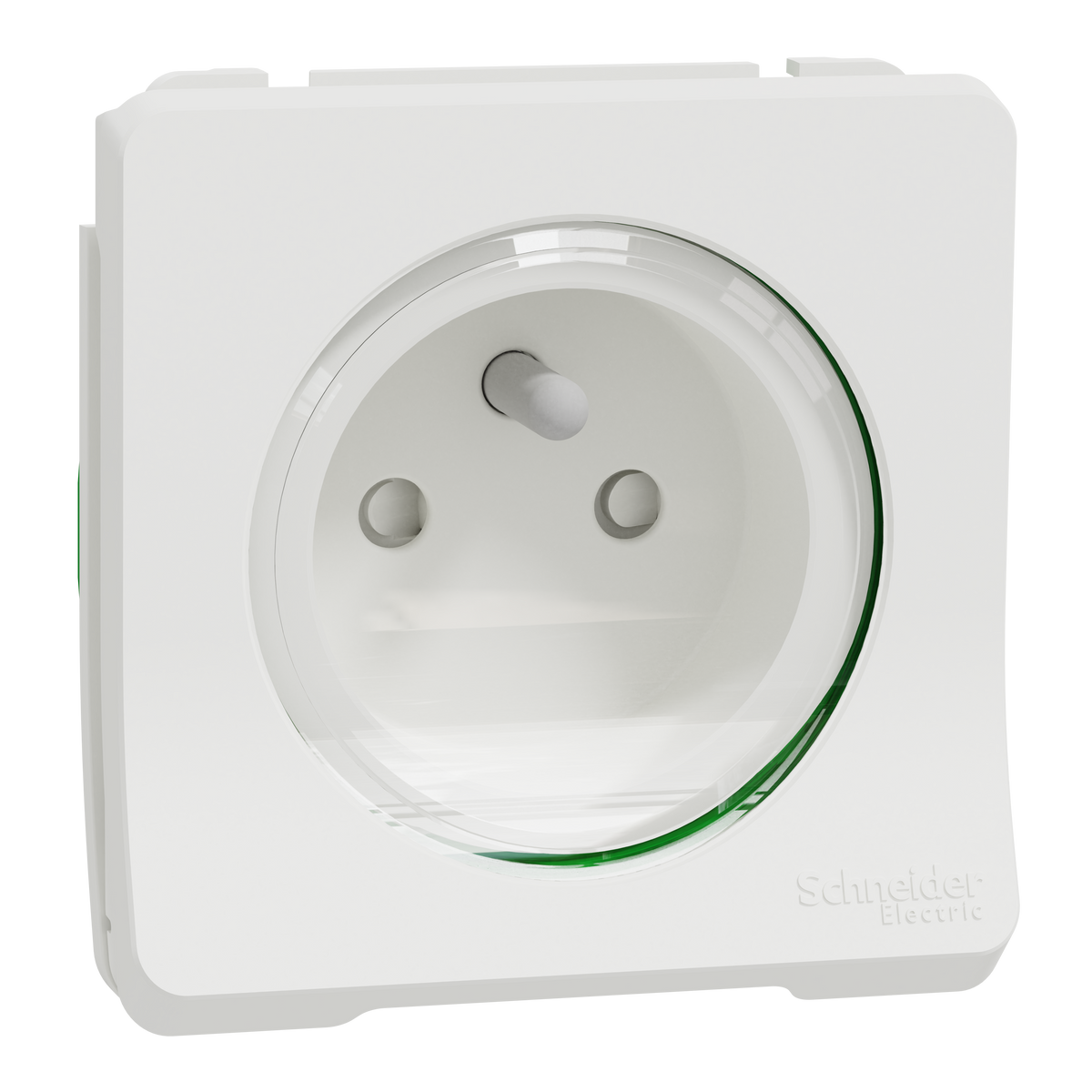 Prise terre étanche composable SCHNEIDER MUR39133 Mureva 1 poste blanc