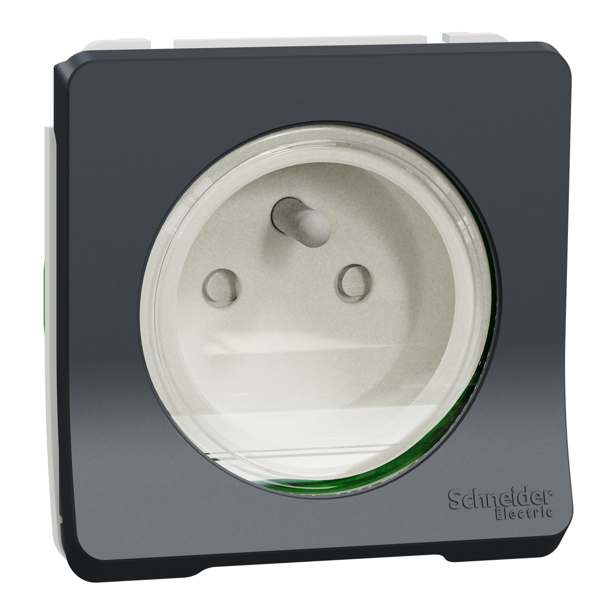 Prise terre étanche composableSCHNEIDER MUR36133 Mureva 1 poste gris
