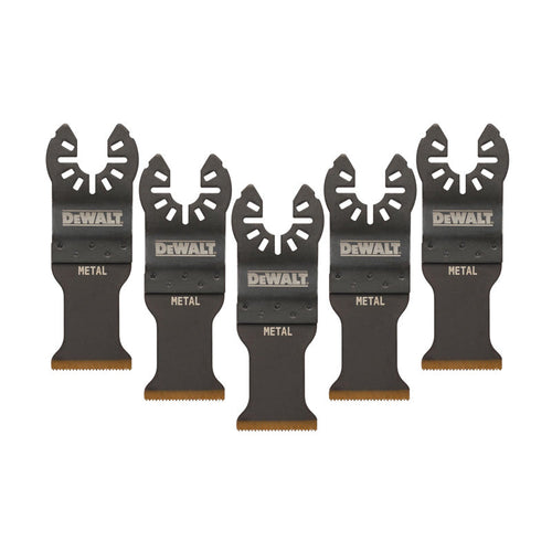 Jeu de 5 lames pour métal DEWALT DT20727-QZ - 30x43mm - pour multi-cutter