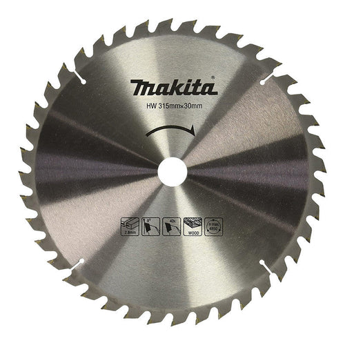 Lame carbure ''Standard'' MAKITA JM27170005 pour bois, pour scie sur table 2712, 315x30x40 Dents