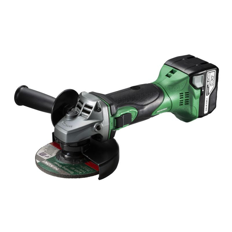 Meuleuse HIKOKI G18DSL2WUZ - Ø125mm 18V Li-Ion - 1 batterie 5,0Ah + chargeur en coffret Hit Case
