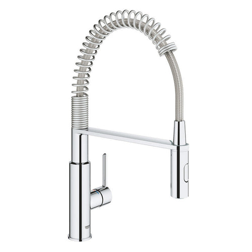 Mitigeur évier GET 360° GROHE 30361000 - col de cygne professionnel - douchette déclipsable - chromé