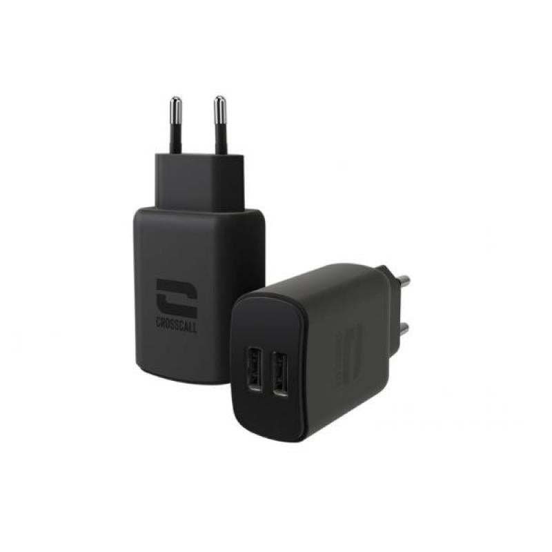 Tête de chargeur CROSSCALL DUAL USB WALL CHARGER - BULK  - 1301160301477