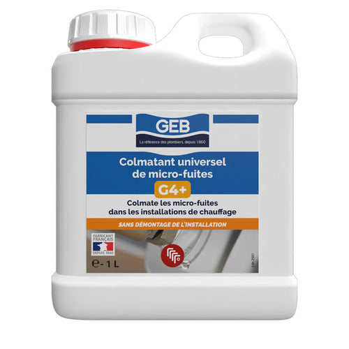 Liquide colmatant universel de micro fuites G4+ GEB pour colmatage des micros fuites 1L