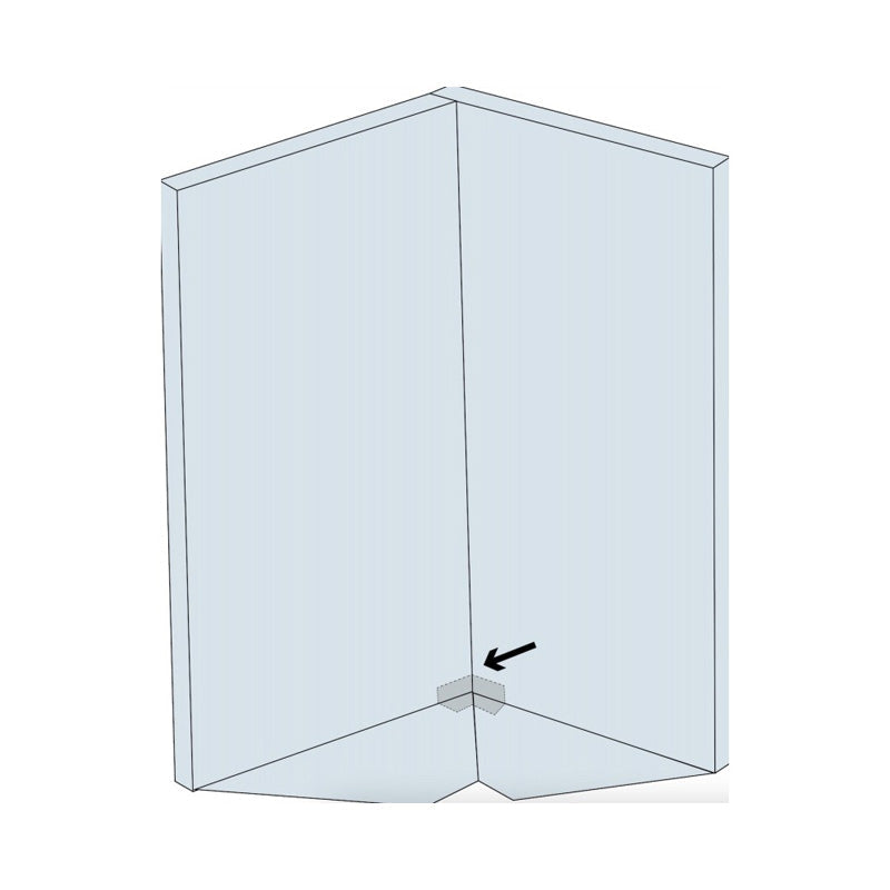 Coin d'étanchéité - angle rentrant