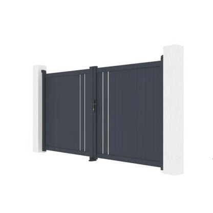 Portail aluminium Oregon Battant 350x160cm
