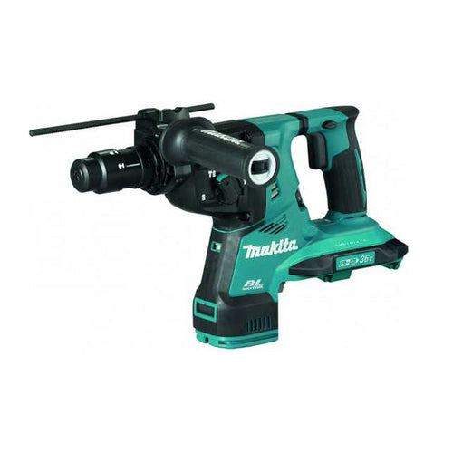 Perfo-burineur SDS+ 26mm Brushless 36V LXT ® MAKITA DHR281ZWJ en MAKPAC avec systeme aspiration