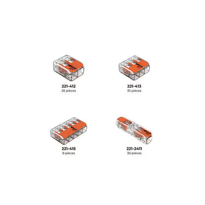 L-BOXX® Micro 93 bornes WAGO 221 4mm² dont InLine