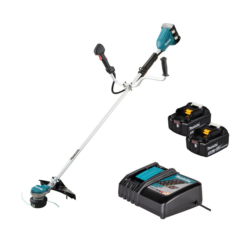 Débroussailleuse MAKITA DUR368ARF2 LXT 36V 35cm avec 2 batteries 3Ah et chargeur DC18RC