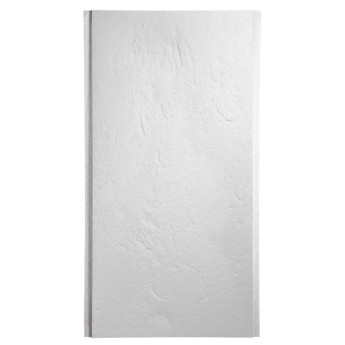 Panneau d'habillage mural MARMOX résine imitation ardoise couleur blanc