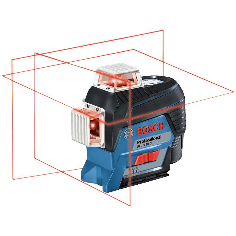 Pack Laser BOSCH 0601063R02 - GLL 3-80 C Professional (BM1, Cible et L-Boxx)