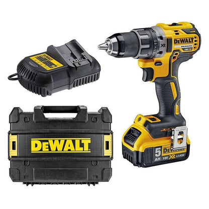 Perceuse-visseuse compact 18V DEWALT DCD791P1-QW avec coffret + 1 batterie 5,0 Ah