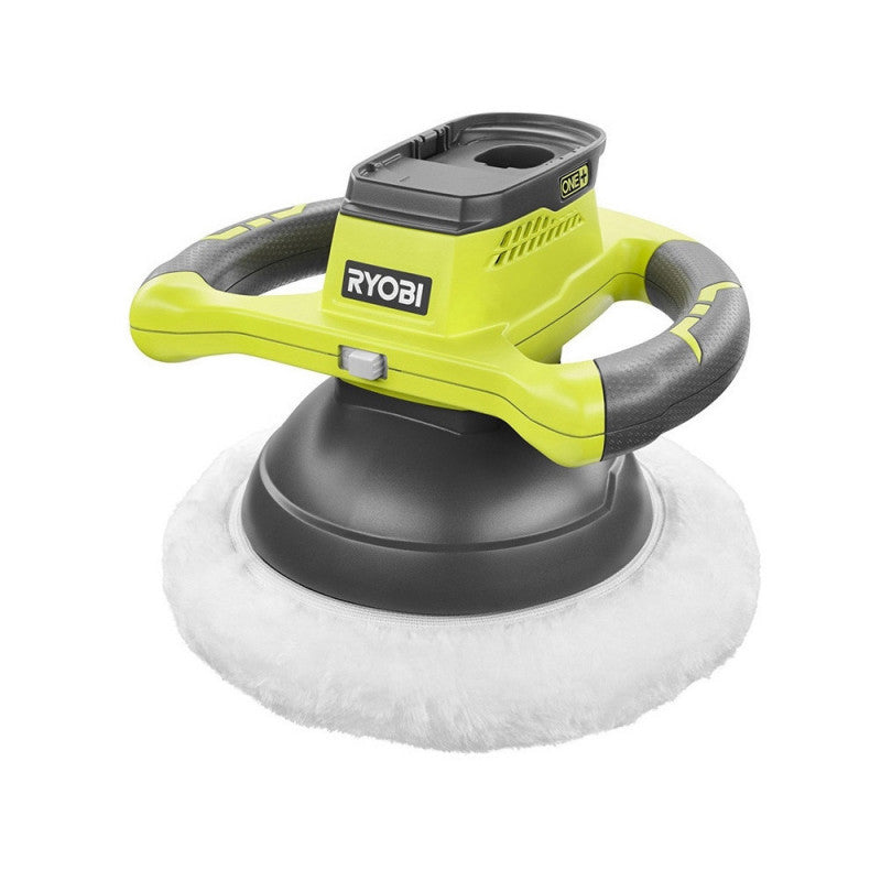 Polisseuse 18V RYOBI R18B-0 One+ Ø6,25 mm + 2 patins (vendu sans batterie)